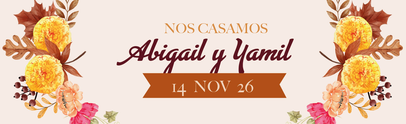 Invitación digital para boda elegante
